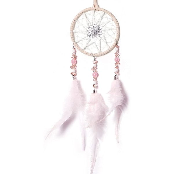 Car Dream Catcher Liten håndlaget fjærdrømmefanger Decoratio