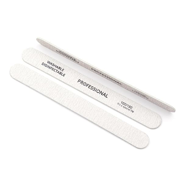 100 stk treneglfiler 100/180 negleverktøy bufferblokk mann