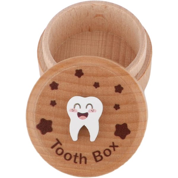 Söt 3D-tandlåda, tandsouvenirförvaringslåda, lämplig för pojkar