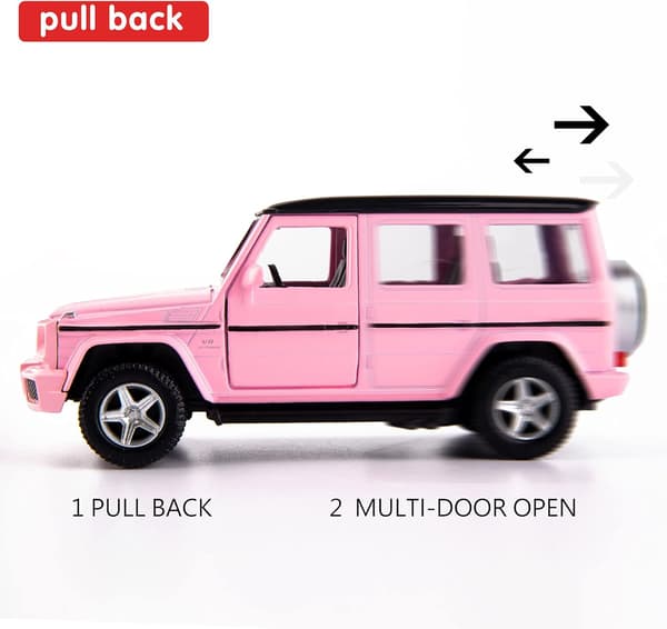 1/36 skala G63 støbt bilmodel, zinklegering legetøjsbil til børn, P