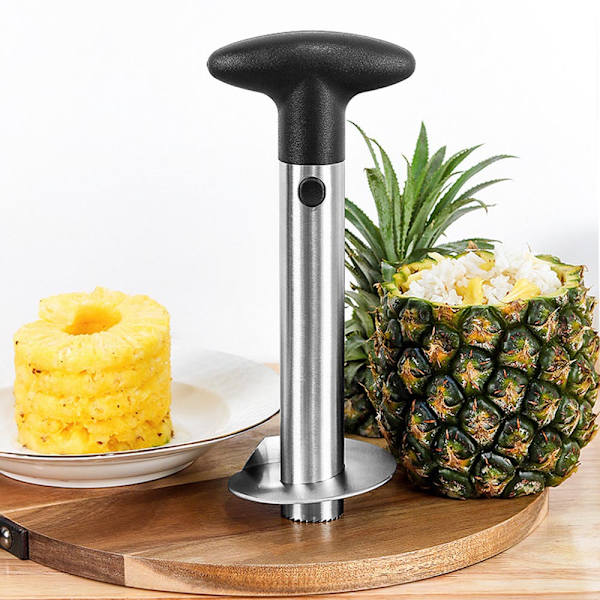 Ananas Skærer, 1 Stykke Rustfrit Stål 3 i 1 Ananas Skærer