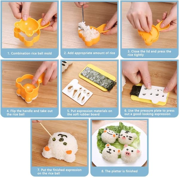 Onigiri-forme, onigiri-forme, sushi-forme, onigiri-forme, onigiri