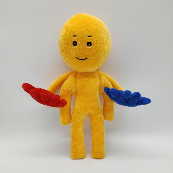 Poppy Playtime Player plyschdocka (25 cm gul 1 stycke)