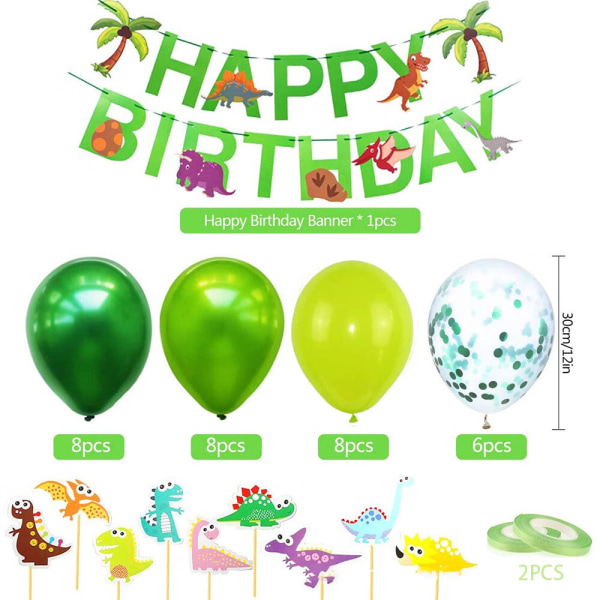 46 st Ballongbåge Garland-kit, Födelsedagsballonger Set för M