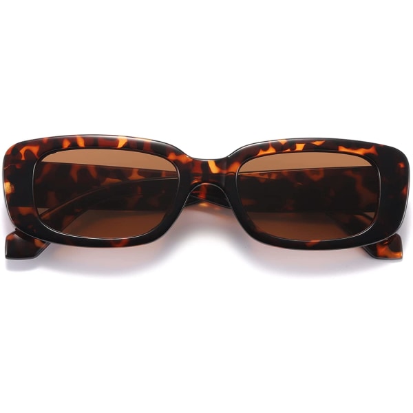 Solbriller med lille stel Simple square (leopardprint), solbriller
