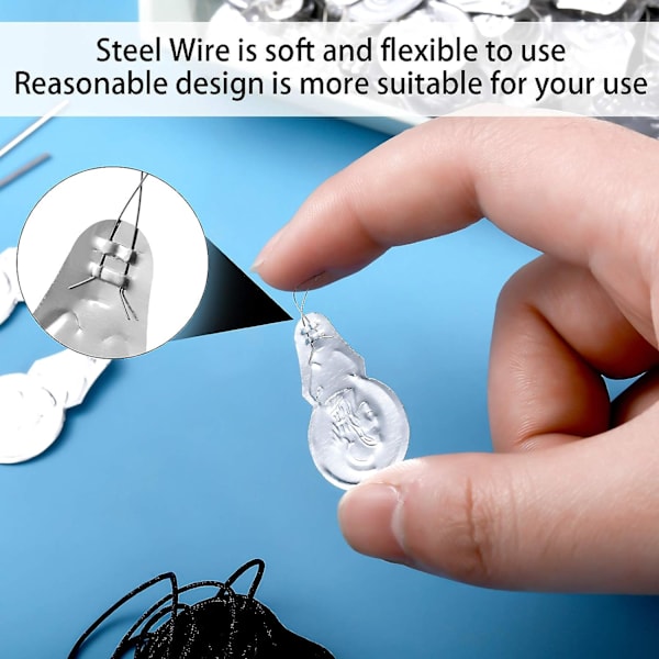 Silver Thread Loop Needle Threaders Aluminium Needle Threader för