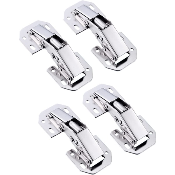 4 Pieces 90 Degree Easy to Install Concealed Curved Kitchen Cabi