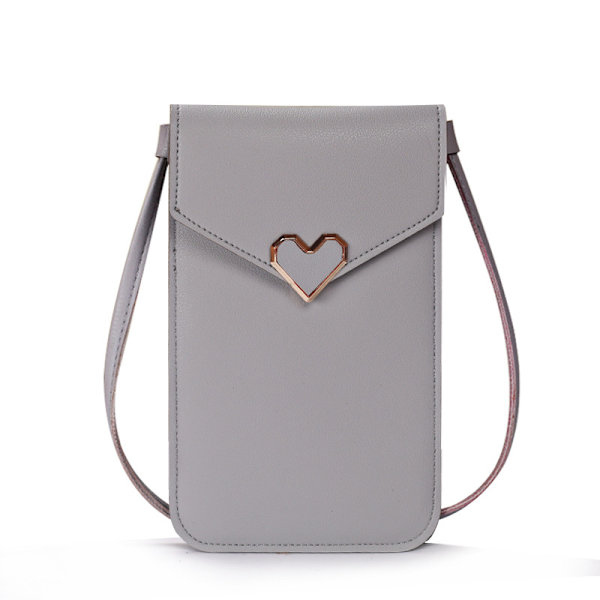 Damväskor, liten mobiltelefonväska, PU-läder, dammini-crossbody