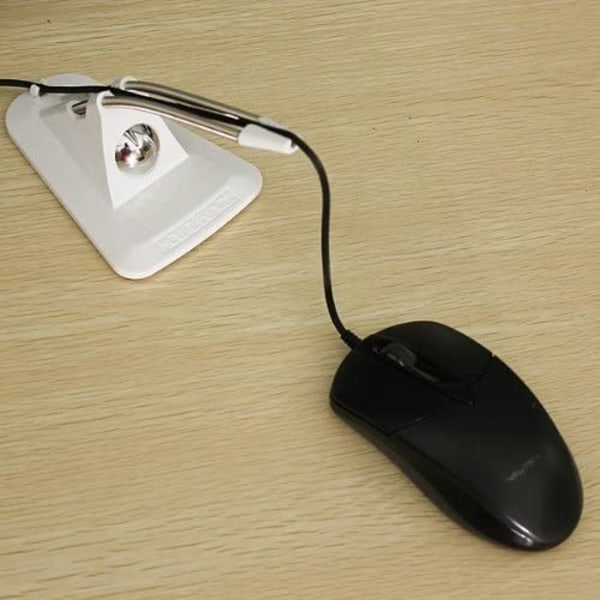 Fleksibel Mouse Bungee Mouse Cord Management Holder Fixer White 5758 |  Fyndiq
