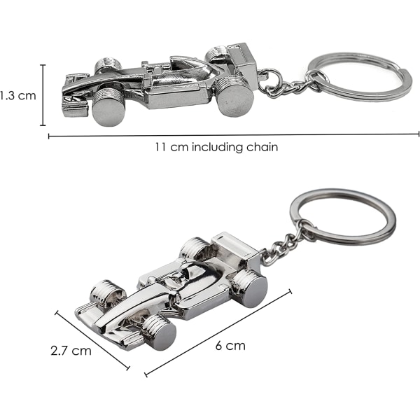 Bilnyckelringstillbehör i metall för din nyckel eller display, perfekt f