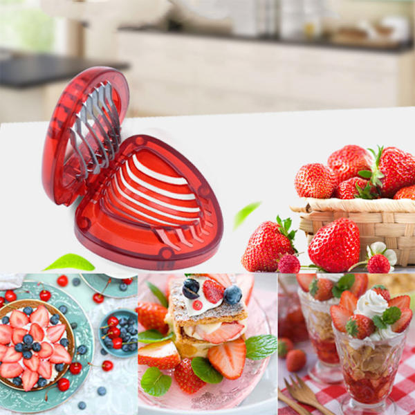 2 kpl kansainväliset Simply Strawberry -leikkurit