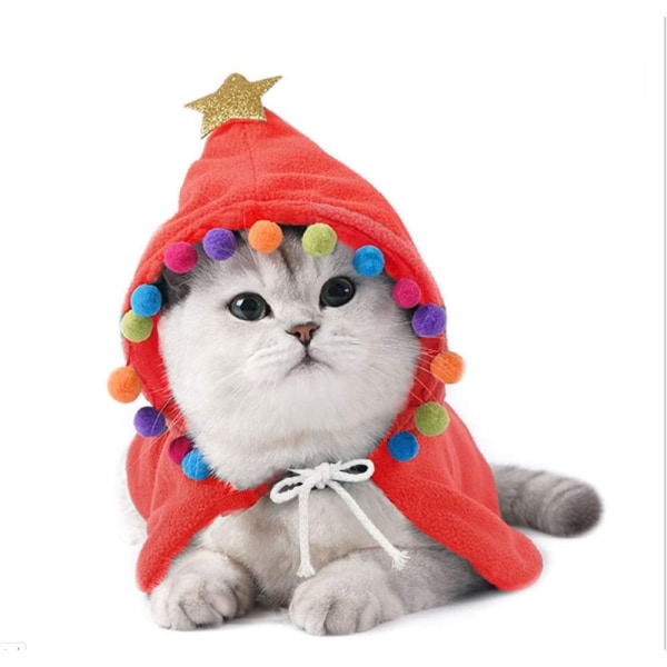 Katt liten mantel kamouflage julgran mantel mantel katt göra