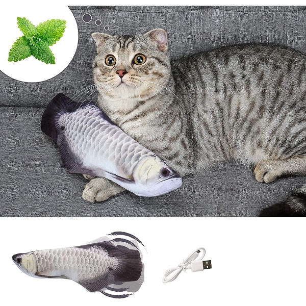 Cat Toy, Interactive Electric Fish Toy, Moving Fish Cat Toy, 2