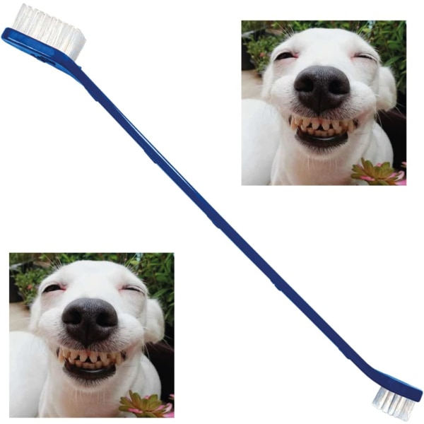 2 stk Tandbørste til kæledyr, hunde- og kattetandbørste til af tænder C 4e32 | Fyndiq