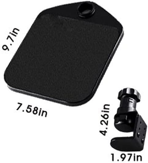 Roterbar (svart) Ergonomisk skrivebordsmatte Ergonomisk håndleddsstropp