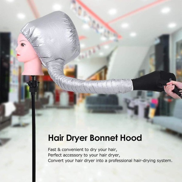 Bærbar blød hårtørringshætte Bonnet Hood Hat Blow Dryer Att