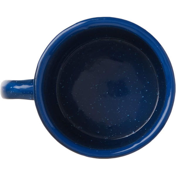 12 Ounce Enamelware Kaffeemugg (Blå)