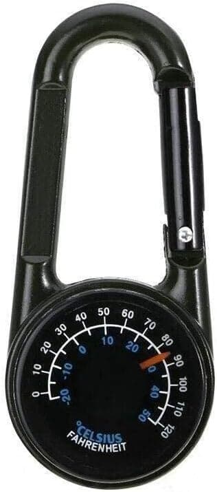 Mini Multifunktion Karabinhage 3 i 1 Kompas Termometer Udendørs H