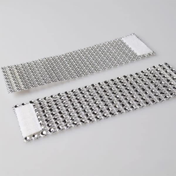 Bling Rhinestone Servietringe 20PCS Sølv Servietholder til Din