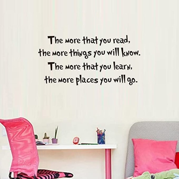 Jo mer du leser, jo flere ting vil du vite - Dr. Seuss Wal