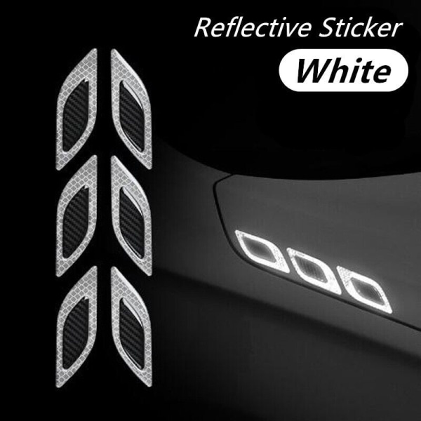 Car Auto Reflective Warn Strip Tape Bumper Safety Stickers Decal