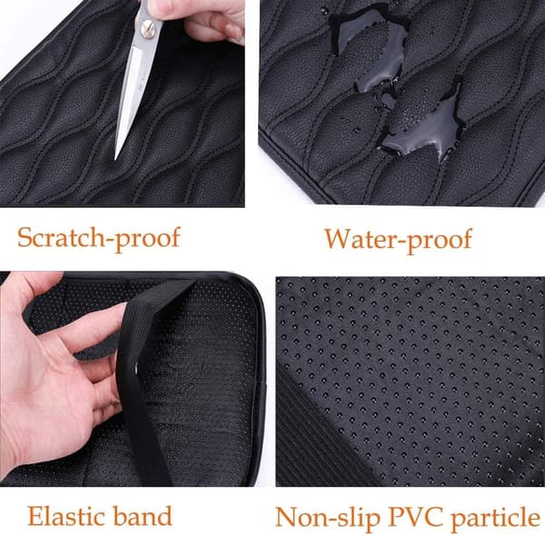 Auto Center Console Cover, Console Cover Armrest Pads, PU Leathe