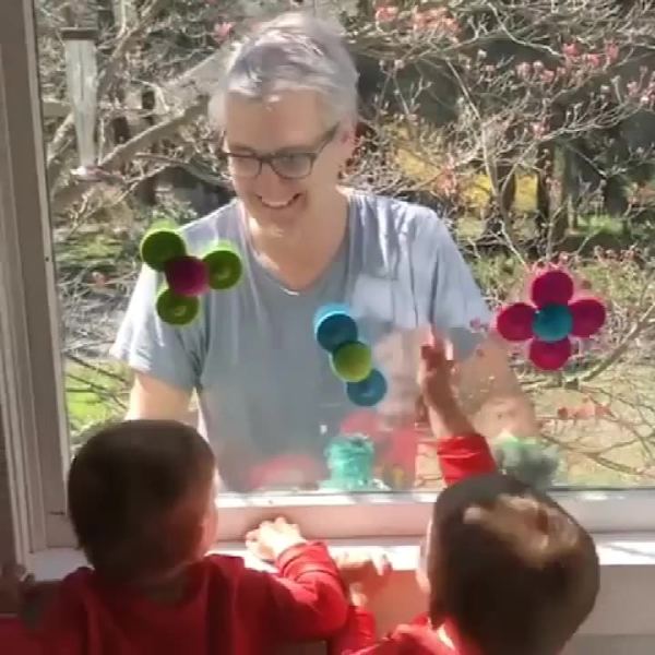 3 stk. roterende blomstersugkopper baby sjov spisebord en