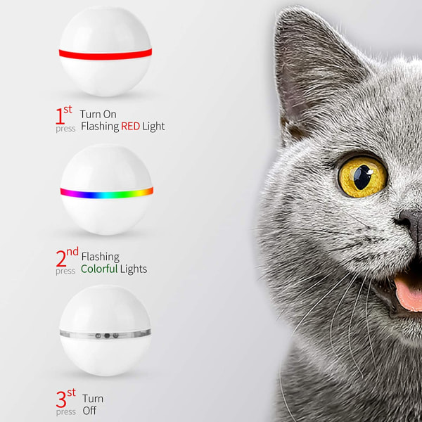 Interaktiv kattelegetøj Kattebold med LED-lys 4. generation Ca