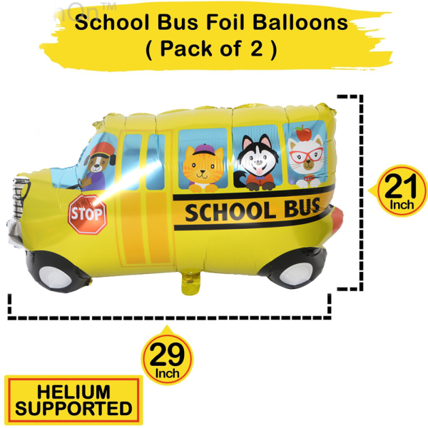 Suuri set Back to School -ilmapalloja - 24 kappaleen pakkaus - Takaisin kouluun