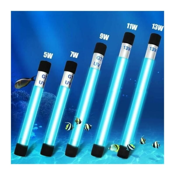 Akvarie Steriliseringslampe Undervands EU Stik Type 9W Stue