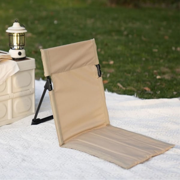 Rantatuoli Taitettava Tuoli Retkeilytuoli Kalastustuoli Beige