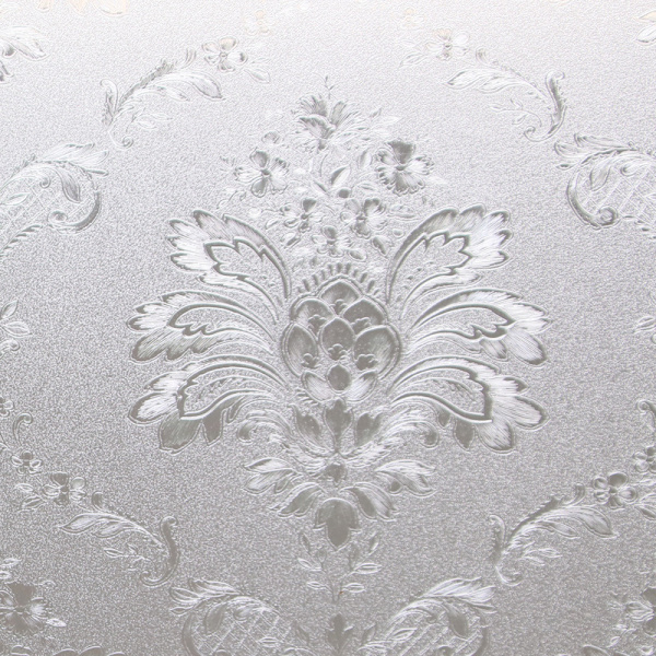 Vindufilm Personvern Frostmønster Brokade Damask Ikke-Limende