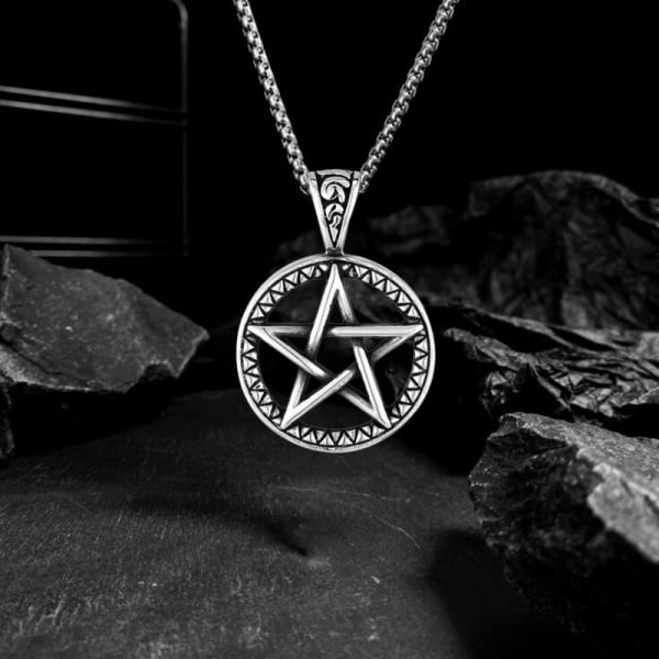 Supernatural Pentagram Pentagram Halskæde Hexe Beskyttelse