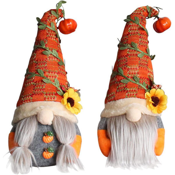 2 st pumpa solros ansiktslös blomma dvärgdocka butik fönster