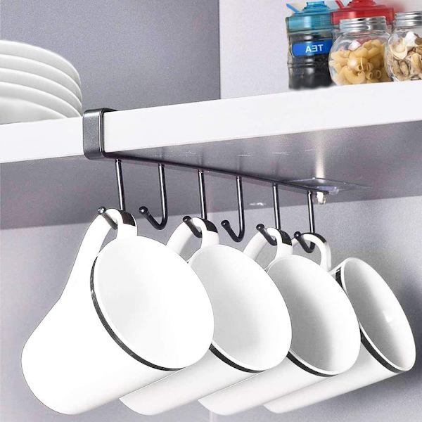 2-pack förvaringskrokar för koppar, vinglas, köksredskap, B