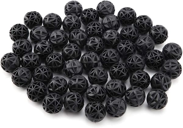 [26mm] 50 st Bio-bollar för burkfilter, akvarium biokemiskt filtermedium