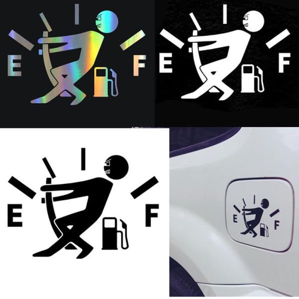 3 brændstoftanklåg klistermærker personlighed bil klistermærker sjovt brændstof