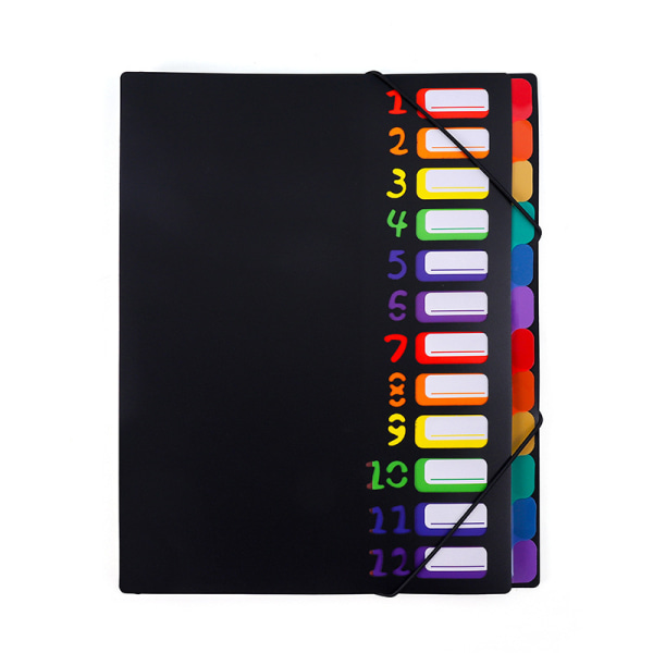File Folder Rainbow Color Digital Index Card Folder Classifi