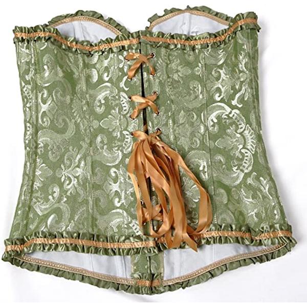 Kvinnors Snörning Benbenkorsetter Korsetter Lingerie Shapewear Toppar