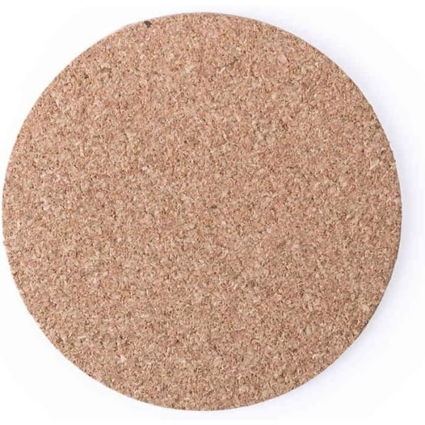 Cork Coasters Set of 10, Ø10cm Round Coasters Made of Natural Cor