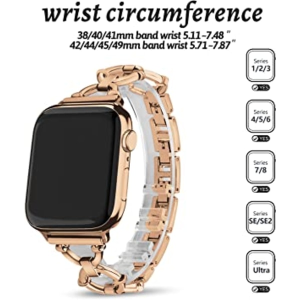 Armband Apple Watch + Armband Femme kompatibel med Apple Watch