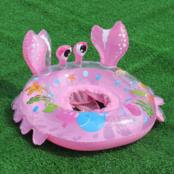Baby Svømme Ring Float med Sete Småbarn & Patch Kit Oppblåsbar