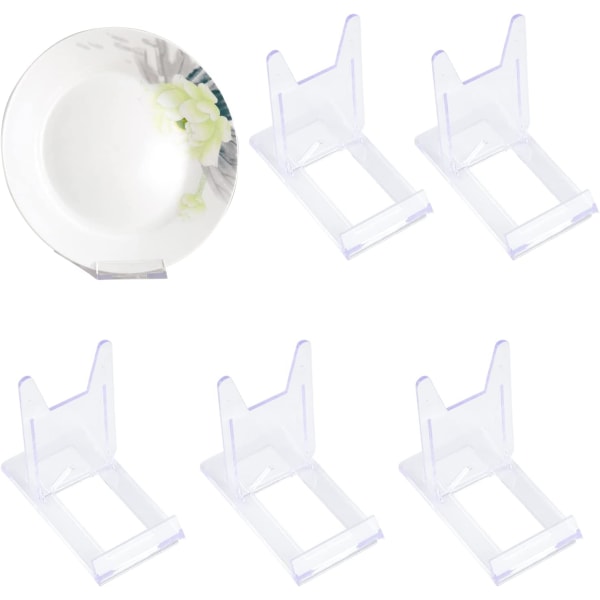 6 stk. Display Easel, Dekorativ Stand Board Akryl Display St