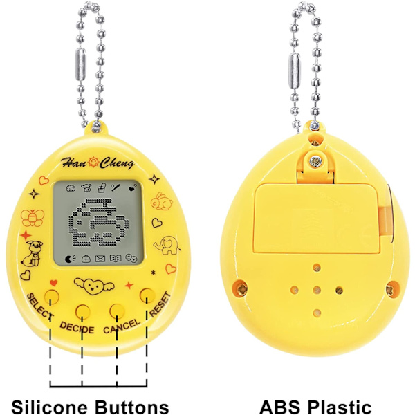 Virtuelle kæledyr legetøj 3PCS Digital Pet Game Console Håndholdt maskine