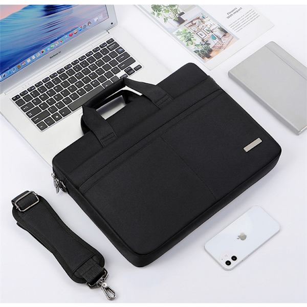 Laptop taske 15,6 tommer vandtæt mappe taske PC tablet computer