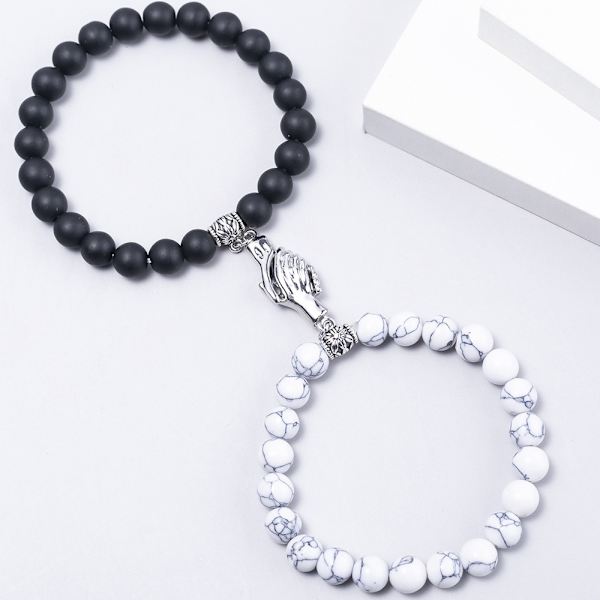 Hand i hand Par Armband Liten Allure Mode Hand Strin