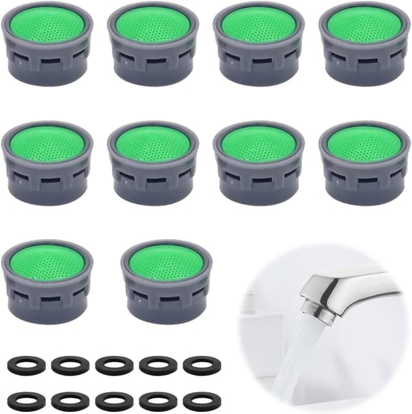 20 kranvifter med 20 stk tetning, kranfilter, kranbegrenser, b