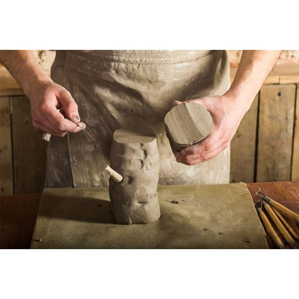 Komplet sæt Keramikværktøj 8 stykker Træ lerskulptur cerami