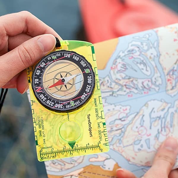 Orienteringskompas Vandring Rygsæk Kompas | Advanced Scout