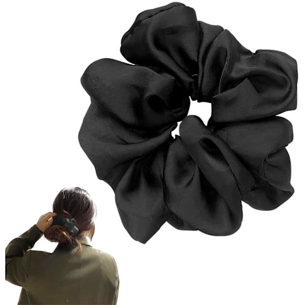 Silke Hår Scrunchie, Fargerik Elastisk Hår Scrunchie, for Kvinner